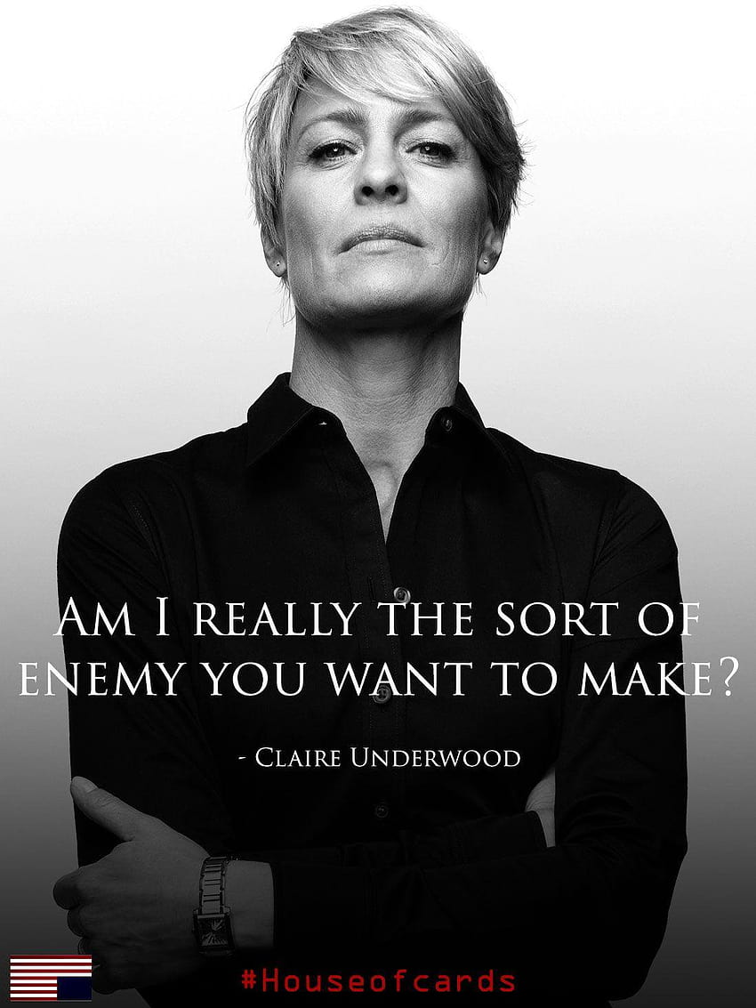 House of Cards Quotes, claire underwood HD phone wallpaper