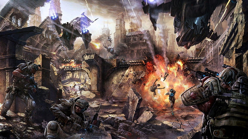 Battle of Coruscant: Tread Lightly, battle over coruscant HD wallpaper