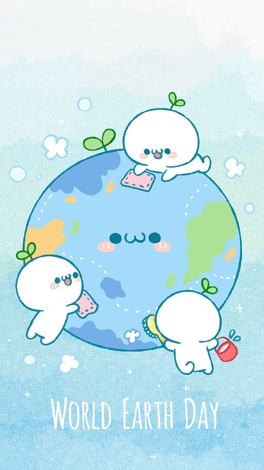 Happy world earth day!!!!<3, aesthetic earth day HD phone wallpaper