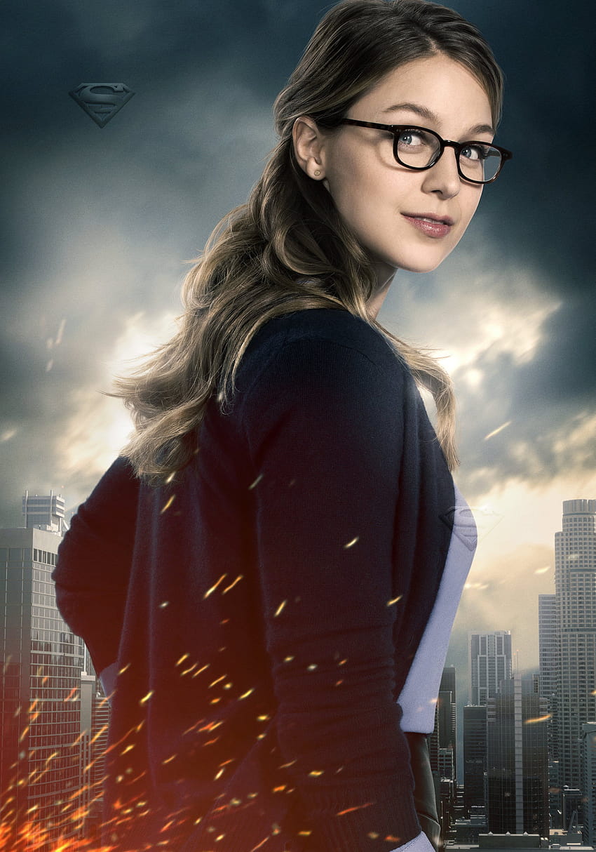 : Supergirl, women, glasses, Melissa Benoist 3000x4286, supergirl melissa benoist HD phone wallpaper