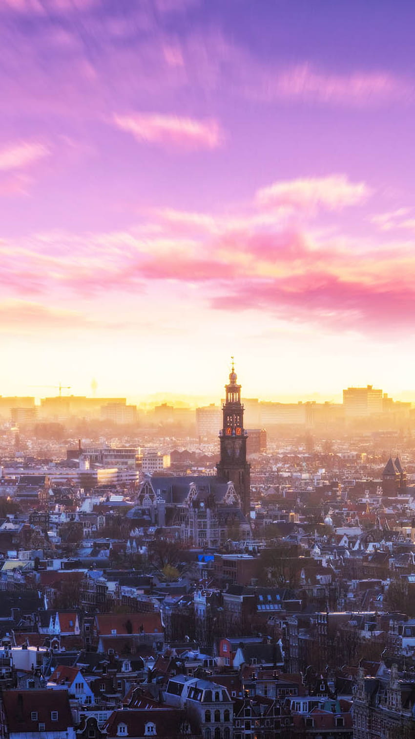 Amsterdam iPhone, amsterdam sunset HD phone wallpaper