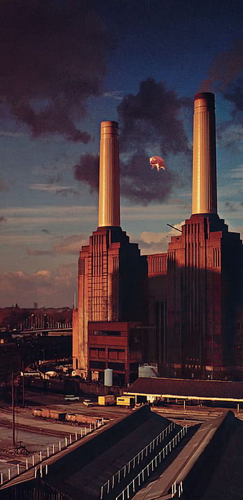HD wallpaper brown highrise building Pink Floyd animals London pigs  album covers  Wallpaper Flare