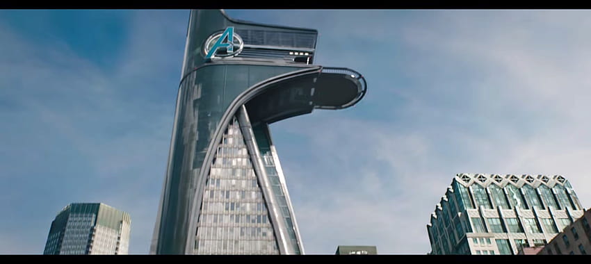 Avengers Tower, kahles Gebäude HD-Hintergrundbild