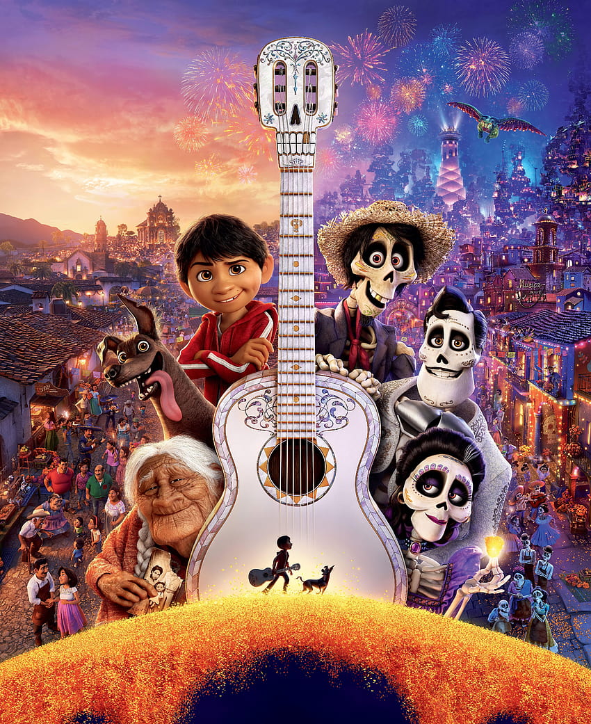 Coco, Pixar, Animation, , Filme,, Coco Pixar HD-Handy-Hintergrundbild
