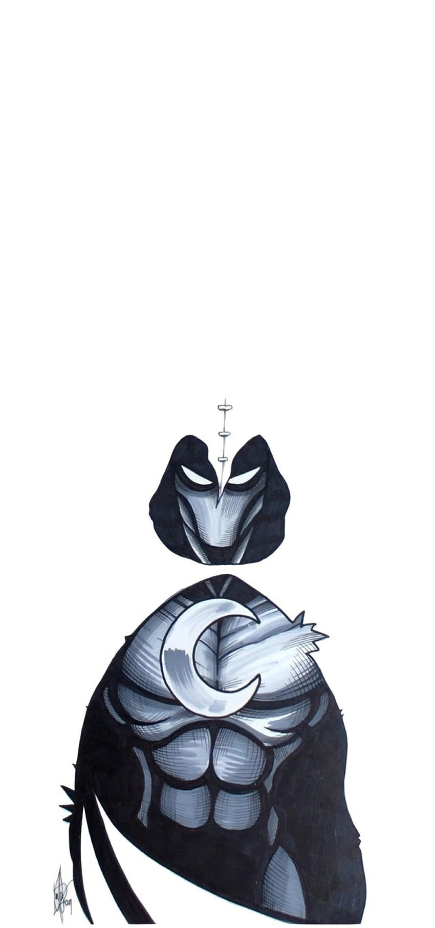 People seemed to like the first one, so, more Moon Knight : r/ MoonKnight, khonshu and moon knight HD phone wallpaper
