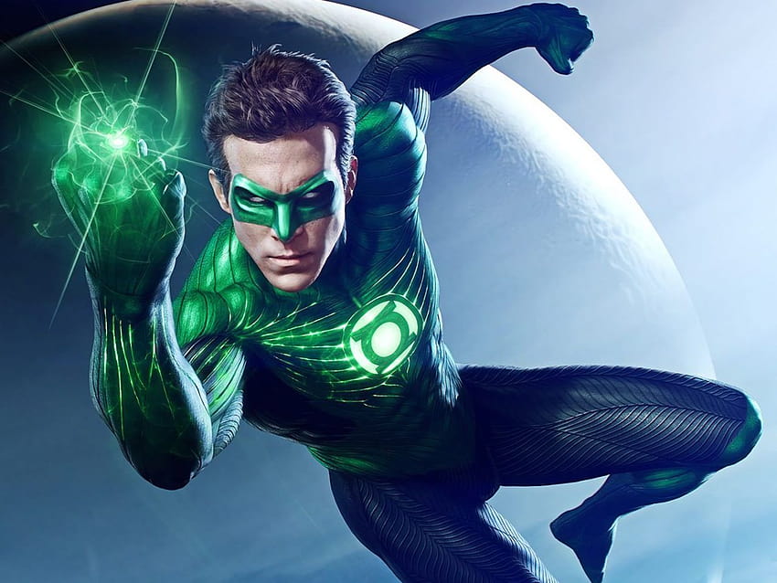 Green Lantern Superbohaterowie Strzeżcie się mojej mocy Magiczny pierścień świetlny Promienie, pierścień mocy zielonej latarni Tapeta HD