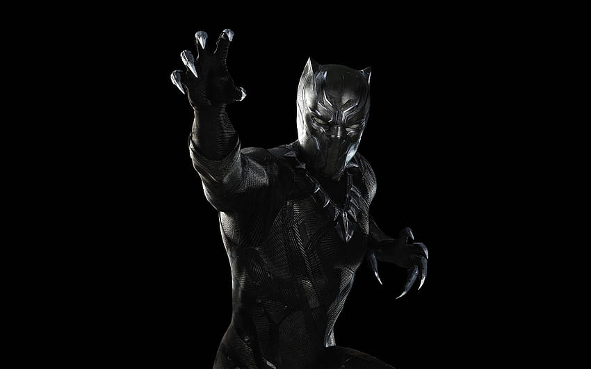 Black Panther Capitán América Civil War, maravilla de la pantera negra fondo de pantalla