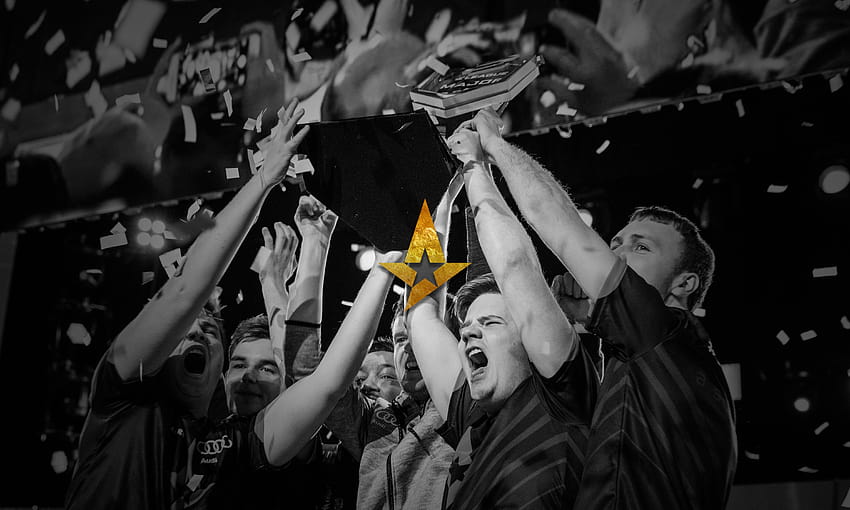 I made a from Astralis' winning moment at the major HD wallpaper