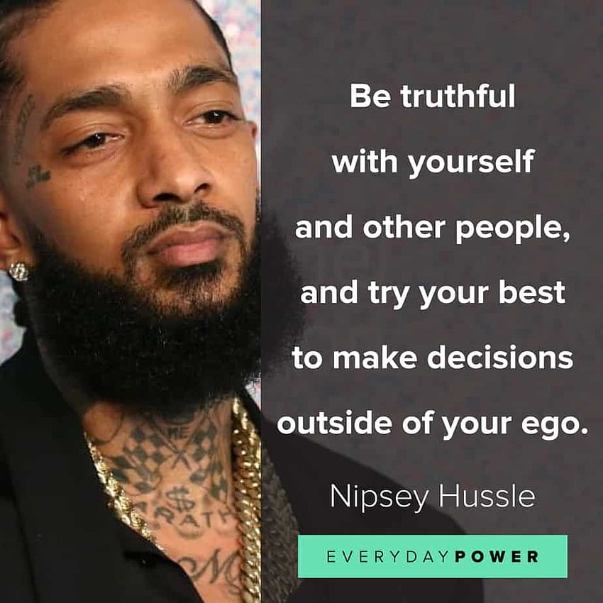40 Nipsey Hussle Quotes Celebrating His Life and Music HD phone wallpaper