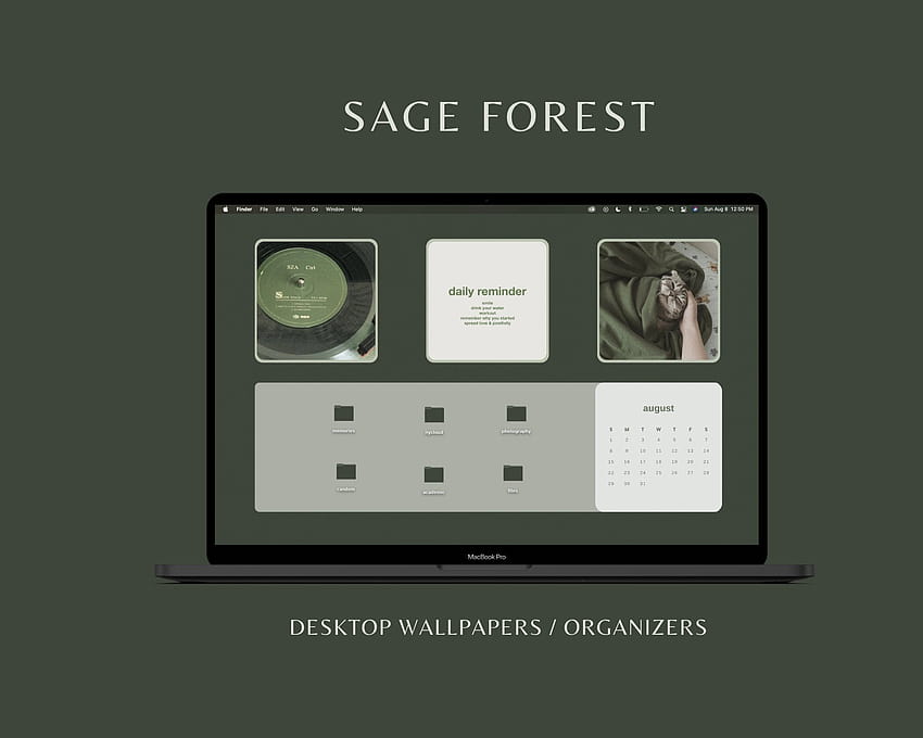 Sage Forest Organizers 2021, green aesthetic pc HD wallpaper