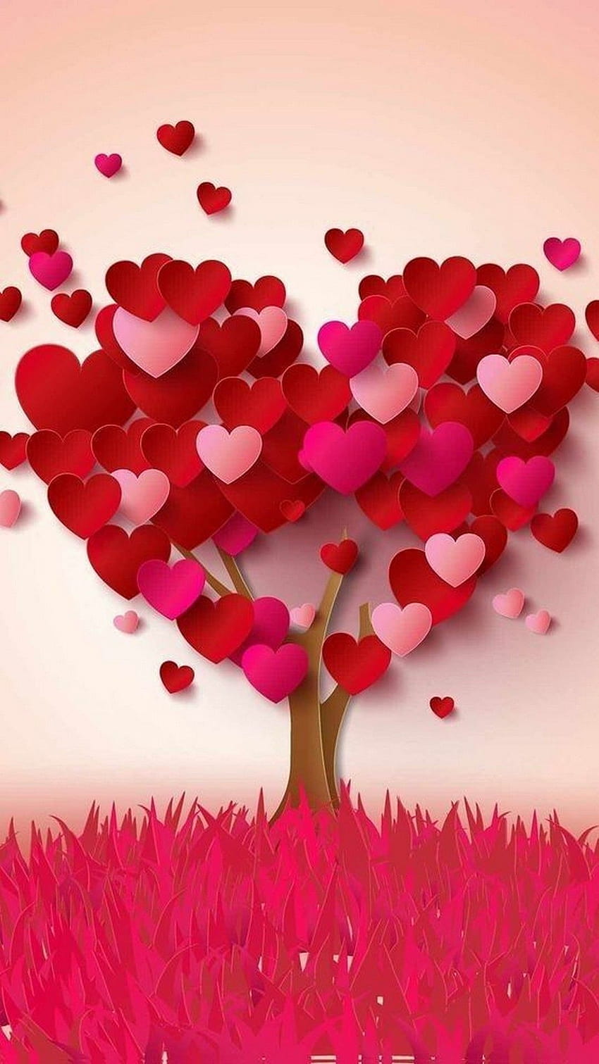 Valentine iPhone, valentines day cute simple HD phone wallpaper