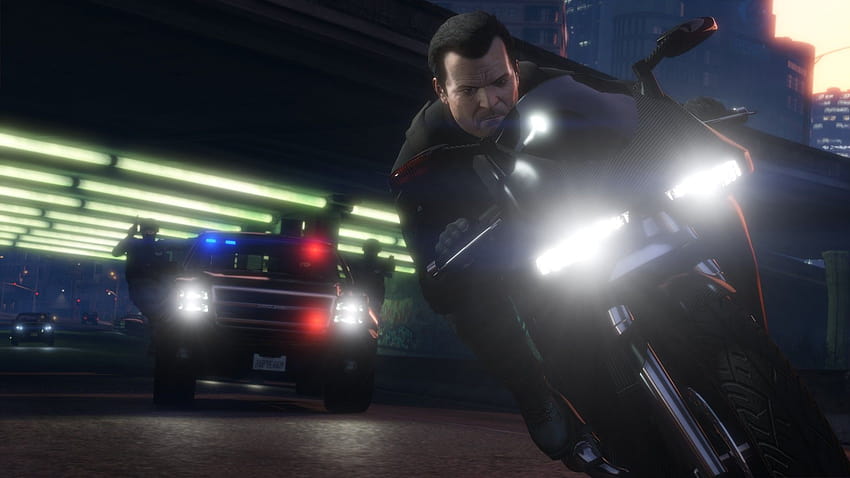 PS4, Xbox One 및 PC용 GTA V 스크린샷, gta 5 경찰 HD 월페이퍼