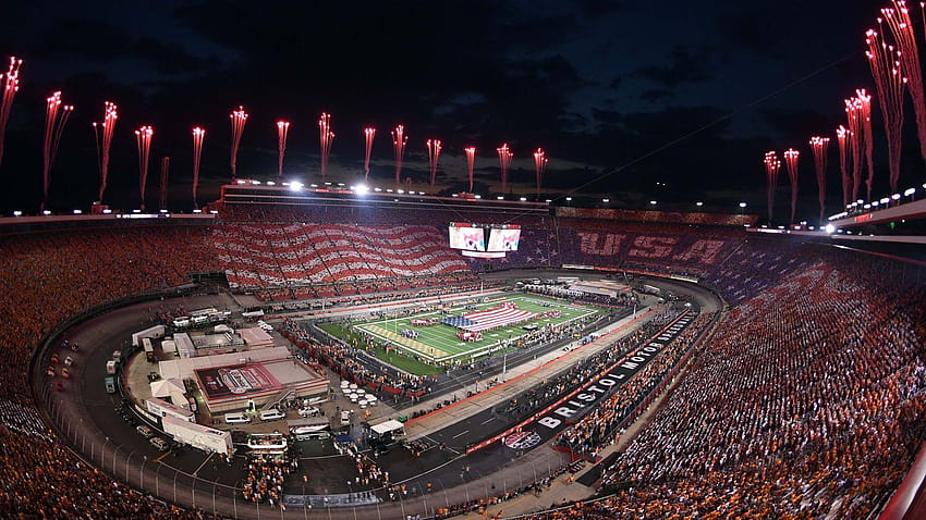 Why Tennessee and Virginia Tech played football at a gigantic, bristol motor speedway HD wallpaper