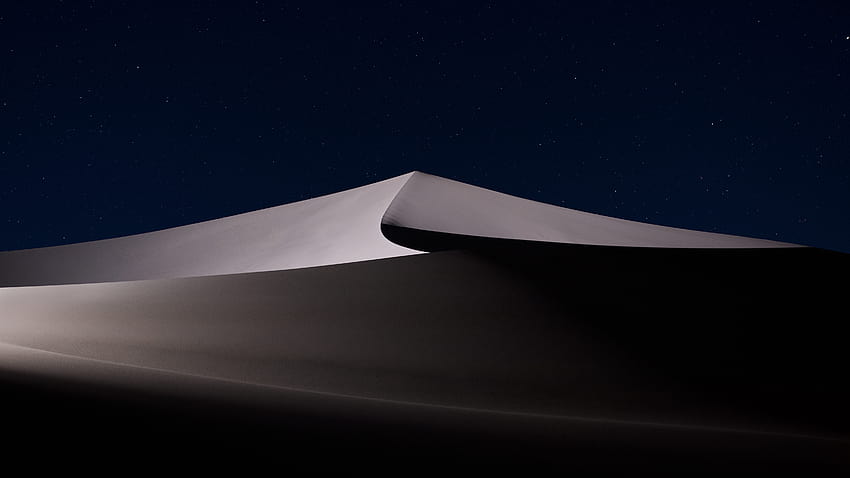 4 Desert Night MacOS Mojave HD wallpaper