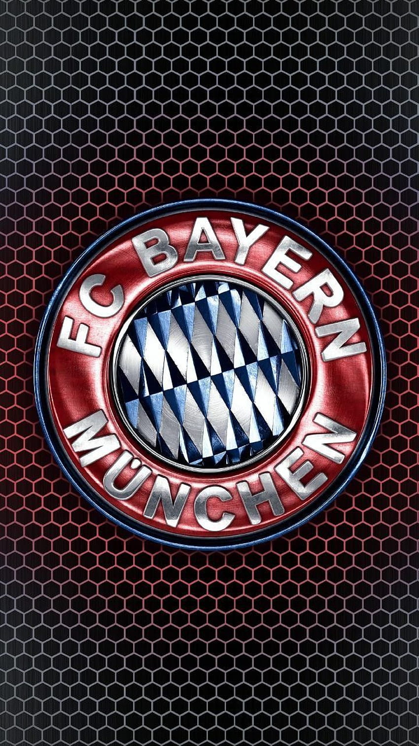 BAYERN MUNCHEN, logotipo de Alemania fondo de pantalla del teléfono