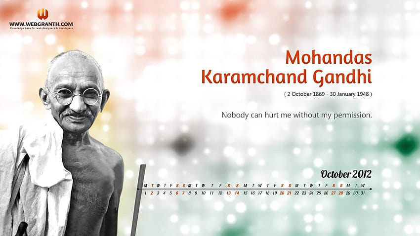 6 Best Gandhi Jayanti Wishes And HD wallpaper
