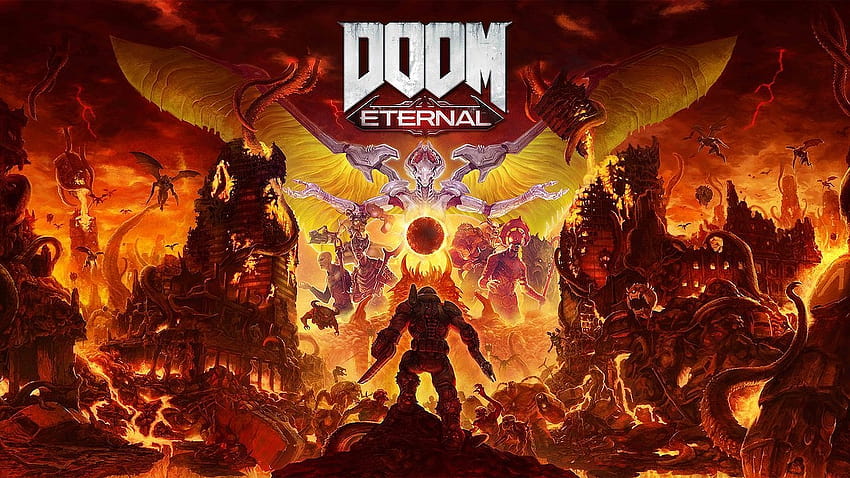 Doom Eternal, 2016'dan daha iyi, doom ebedi titan HD duvar kağıdı
