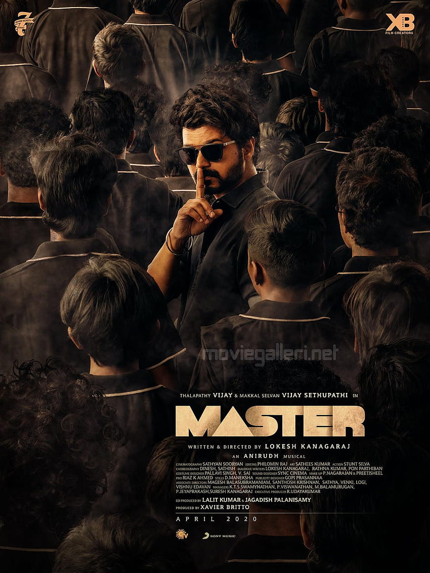 Vijay Master Movie Second Look Poster, master vijay HD phone wallpaper