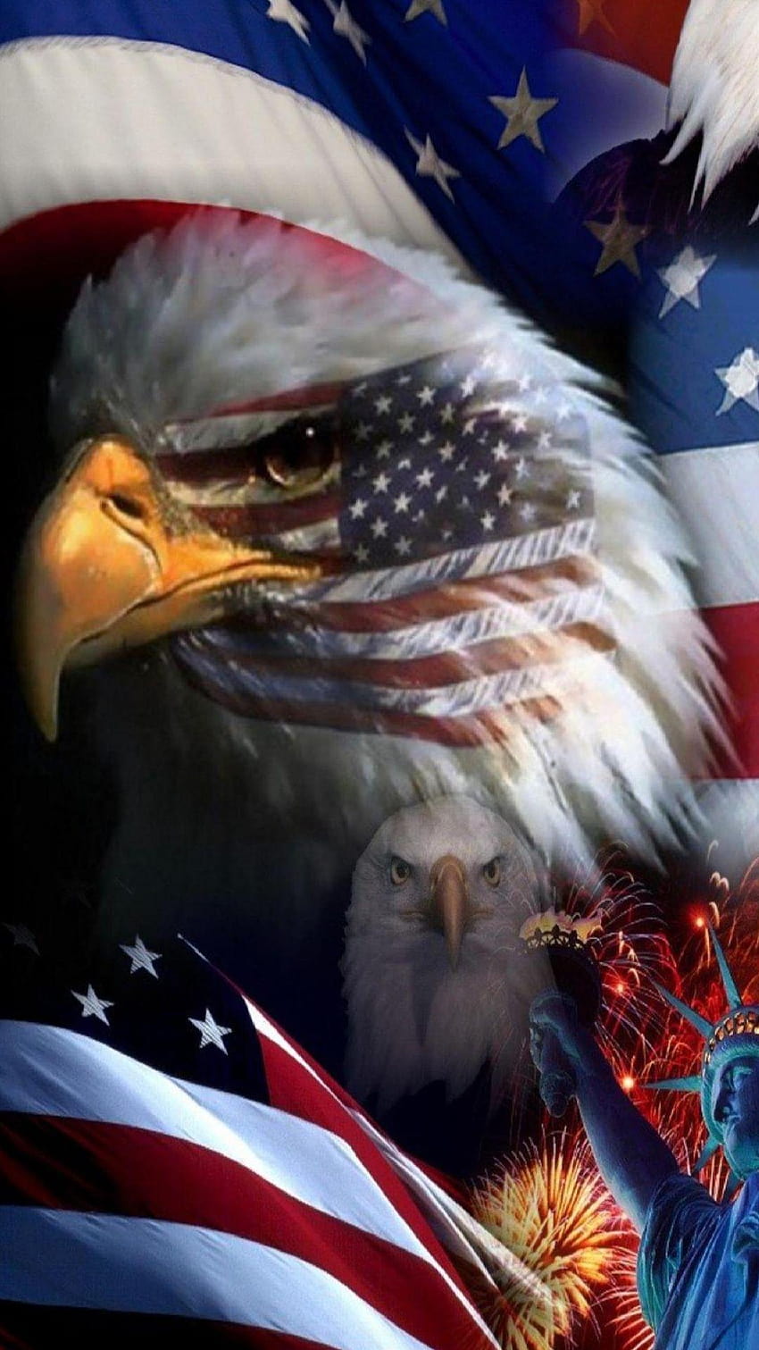 Bandera de EE. UU. Águila iPhone 6 Plus, bandera de EE. UU. fondo de  pantalla del teléfono | Pxfuel