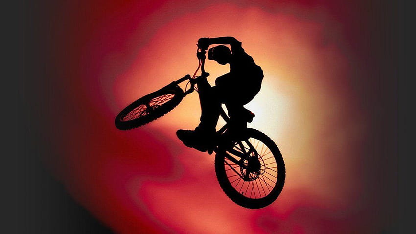 Fahrrad-Stunt-Abenteuersport, Fahrrad-Stunt HD-Hintergrundbild