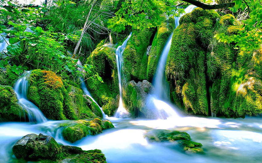Nationalpark Plitvicer Seen in Kroatien ... 13 HD-Hintergrundbild
