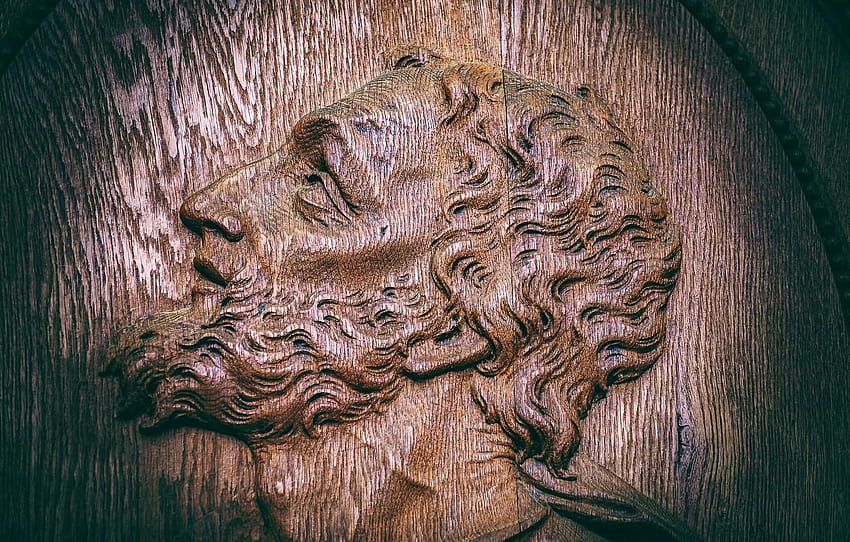 twarz, Jezus, drewno, religia, wiara, rzeźba w drewnie, wejście, święty Błażej Tapeta HD
