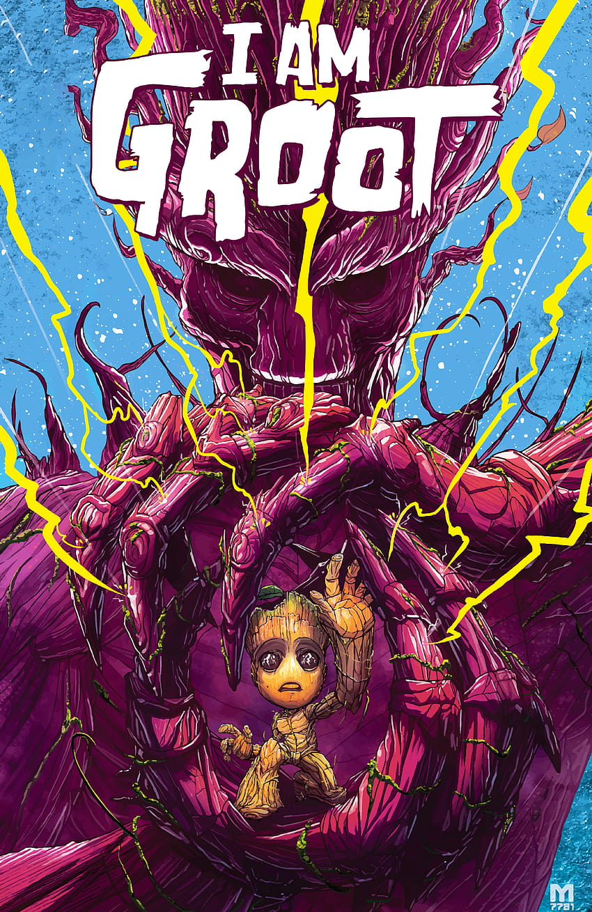 ] Cover of I Am Groot by Christopher Hastings and Flaviano : comicbooks, comic book HD phone wallpaper