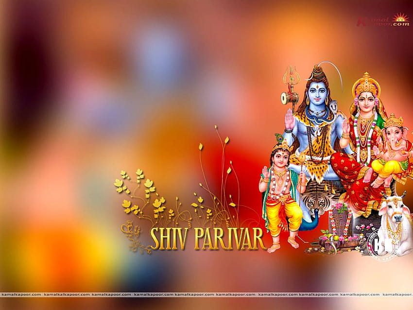 Ganesh Shiv Parivar, Statue von Shiva Parvati, Shiv Pariwar HD-Hintergrundbild