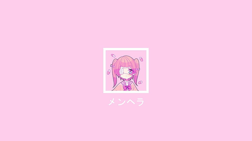 Download Caption: Menhera Chan - Cute Pastel Goth Aesthetic Wallpaper