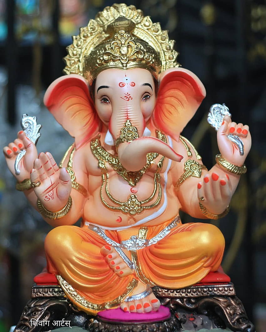 귀여운 Ganesh Ji, ganesh 전체 화면 HD 전화 배경 화면