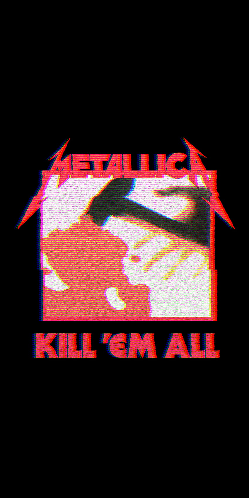 Kill 'Em All: Metallica, iphone metálico Papel de parede de celular HD