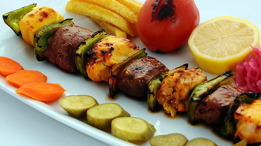 bakhtiary kabab, chicken kabab HD wallpaper