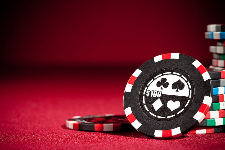 chip poker kasino 100 Wallpaper HD