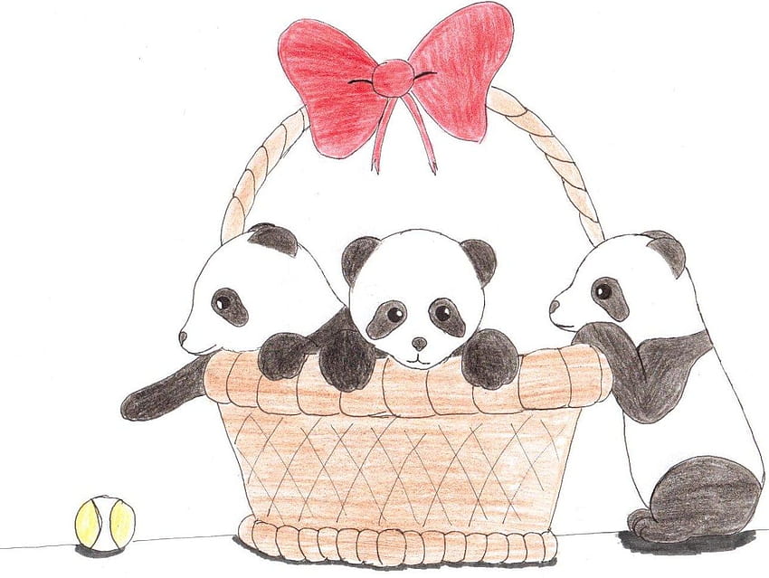 Share 220+ cute sketch panda super hot