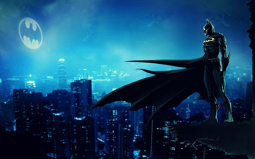 Batman Tablet, batman blue HD wallpaper | Pxfuel