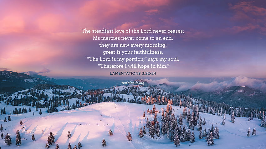 Mercies:, winter bible verse HD wallpaper | Pxfuel