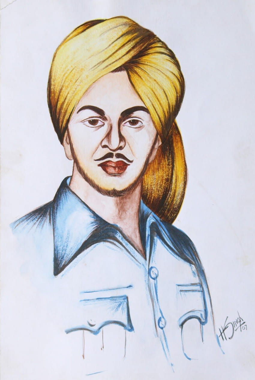 Hardeep singh: Bhagat Singh, indian dom fighters HD phone wallpaper