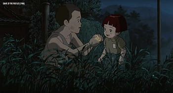Grave Of The Fireflies - Seita Carrying Setsuko - Studio Ghibli Wallpaper  (1949×3464) : r/Amoledbackgrounds