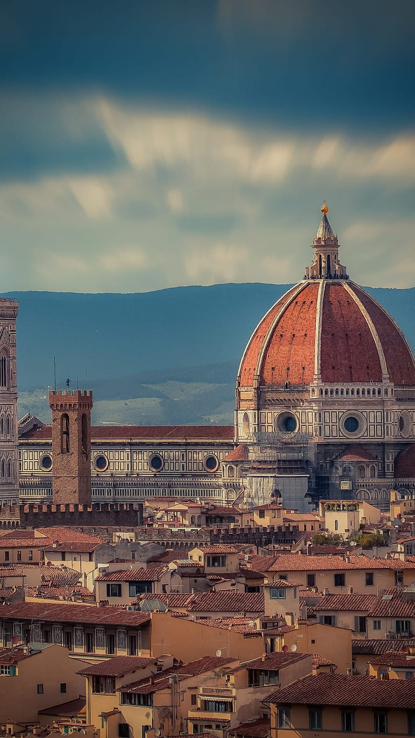 Katedra we Florencji, iphone 12, Włochy Tapeta na telefon HD
