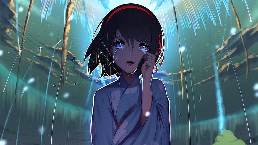 Depressed anime character, HD wallpaper: Dù đó là nhân vật buồn bã, tuy nhiên nhờ các họa sĩ đã vẽ và chuyển thể trở thành một hình nền Anime đẹp mắt. Những bức ảnh HD này đem đến cho người xem những cảm xúc sâu sắc và đầy ý nghĩa.