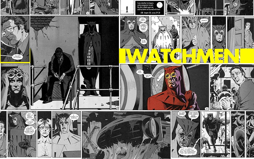 watchmen comics superheroes selective coloring nite owl 1920x1200 HD wallpaper