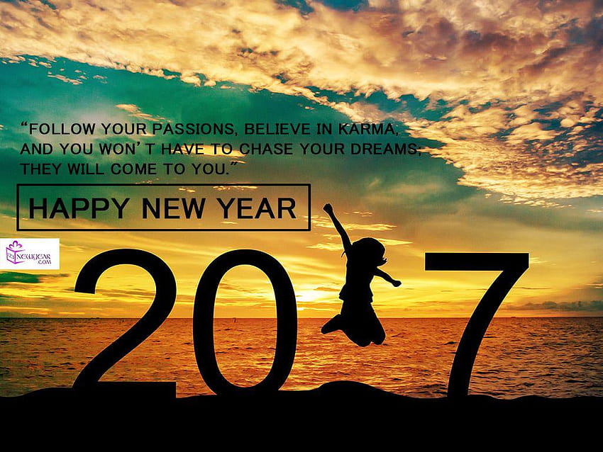 Happy New Year Good Luck, best of luck HD wallpaper
