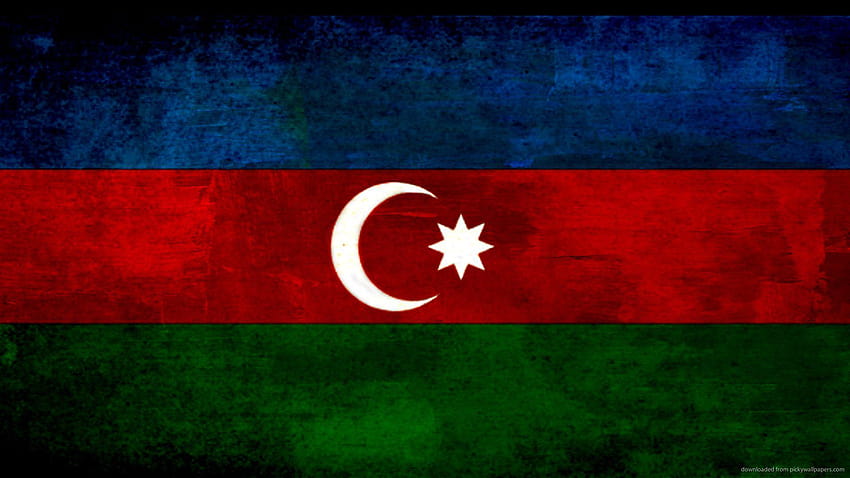 Azerbaycan Bayrağı HD duvar kağıdı