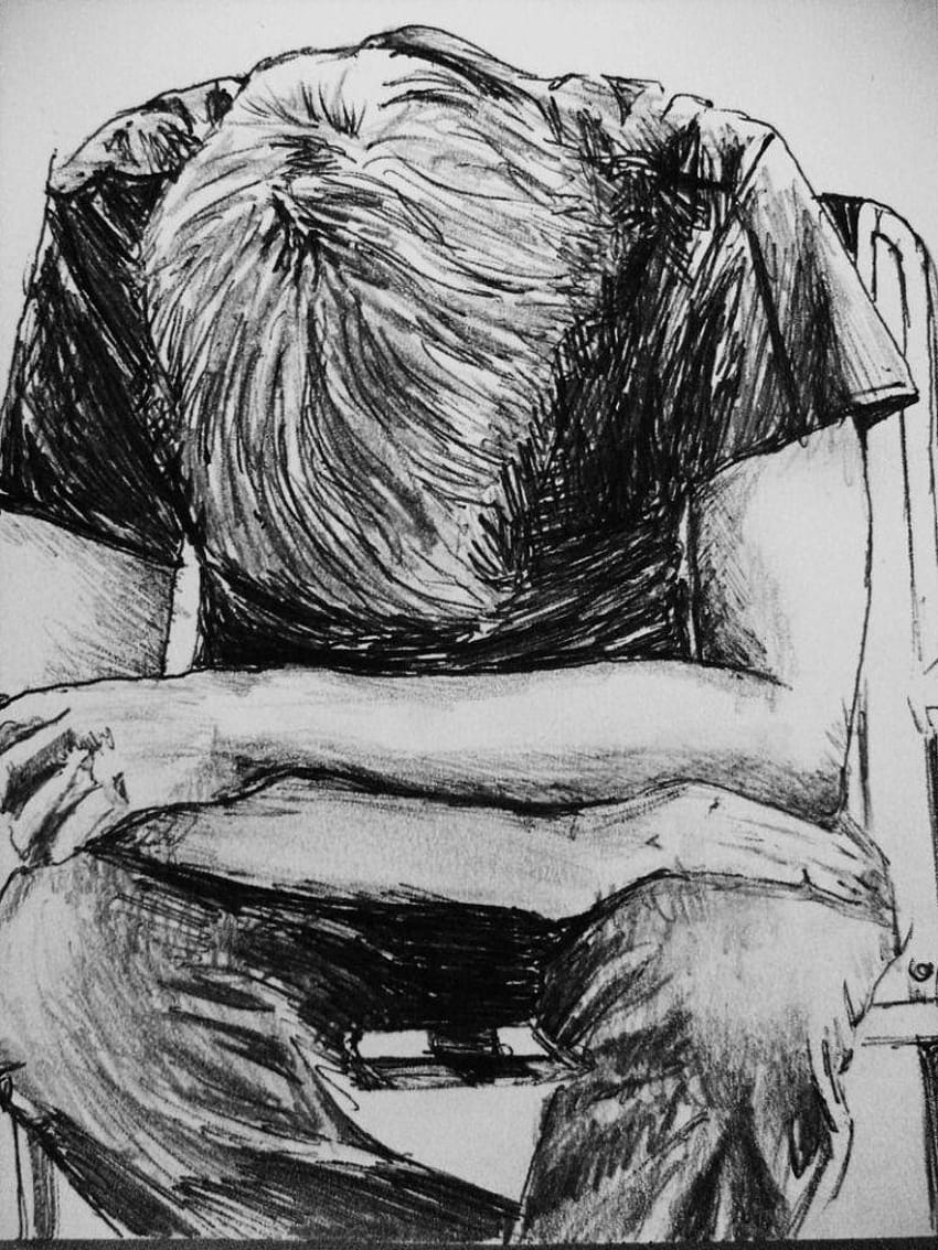 Pencil Sketch Boy Sadness A Sad Boy In Rain Pencil Art HD phone ...
