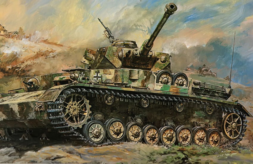 Средний танк Panzer kampf IV, panzer 4 HD wallpaper