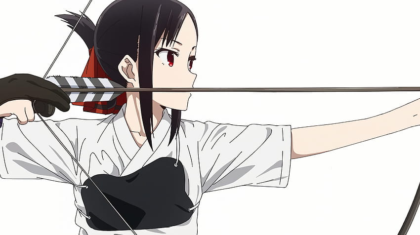 : Shinomiya Kaguya, archery, women 3208x1796, bow and arrow weapon HD wallpaper