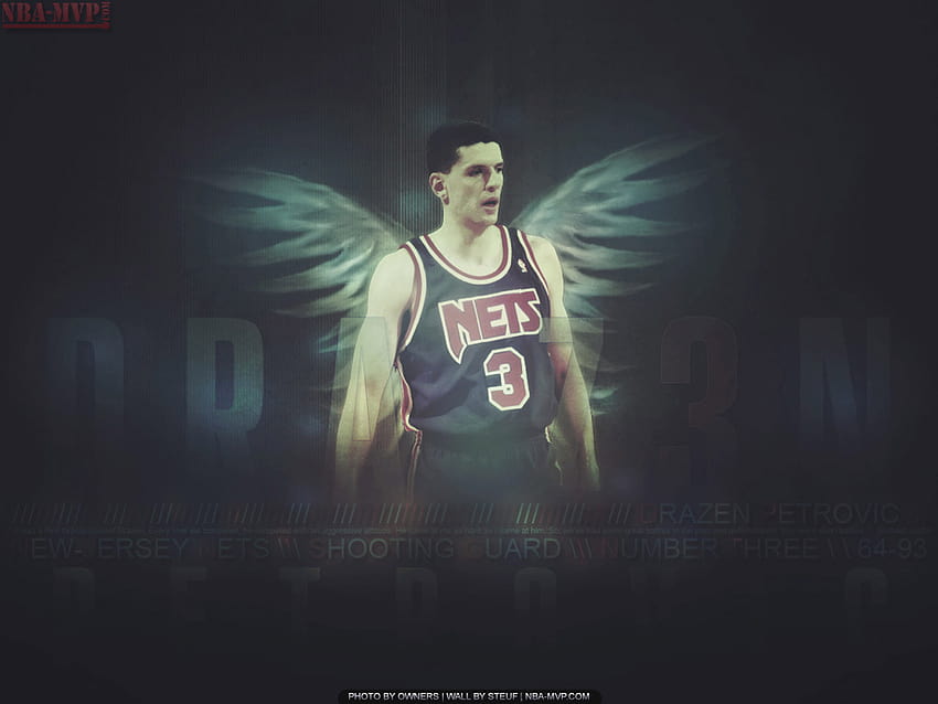 Drazen Petrovic Alas de ángel fondo de pantalla