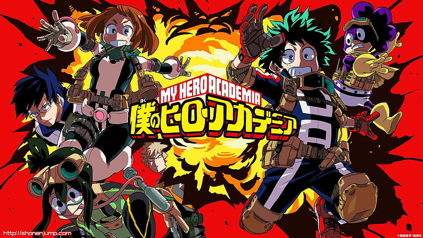 : Anime, My Hero Academia, Izuku Midoriya, Katsuki, minoru mineta HD wallpaper