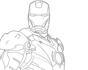 Iron Man Sketch - Etsy UK
