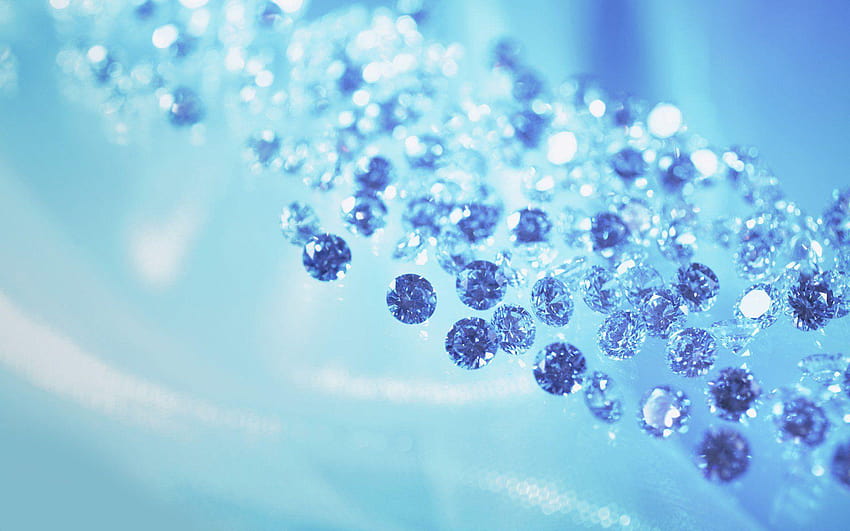 Blue Gemstones HD wallpaper